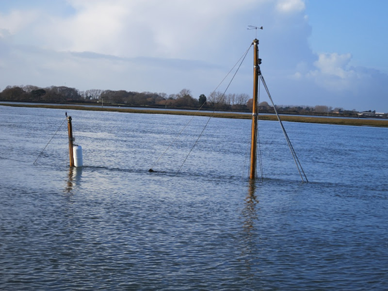 Storm_Yacht sunk at Emsworth
