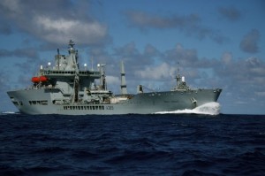 RFA Wave Knight assists US Coast Guard with drugs haul in the Caribbean