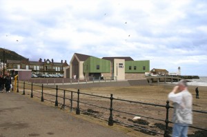 How new Scarborough lifeboat station will look from the promenade. Credit: Movizuals