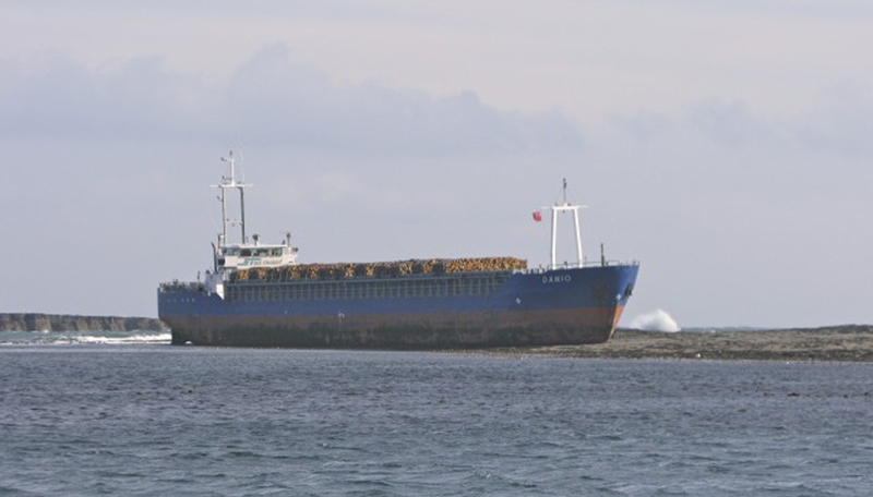 MV Danio grounded