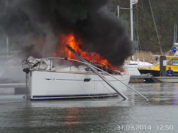 Mercury Yacht Harbour boat fire_Credit MVM Systems