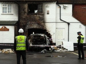 Emsworth Sailing Club crash damage