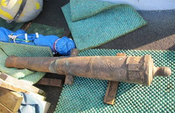 Wreck find. Credit MCA