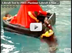 Liferaft test by PBO