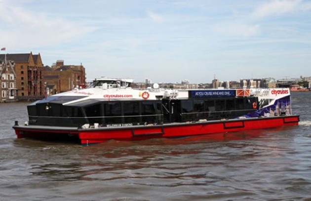 Millennium Diamond pleasure boat, which was in collision with Tower Bridge