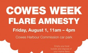 Cowes Week flare amnesty