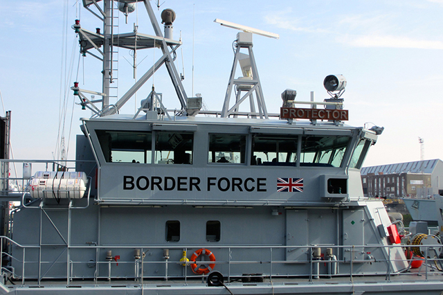 HMC cutter protector 960. Credit: Border Force