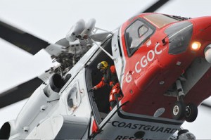Coastguard helicopter