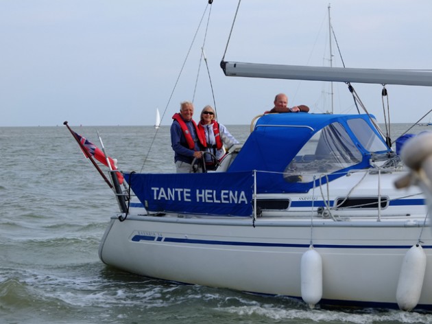 Alan and Geraldine Sinfield on Tante Helena