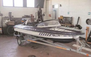Injured powerboater