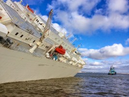 The Hoegh Osaka. Credit: Maritime and Coastguard Agency