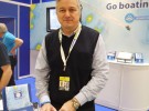 London Boat Show 2015-Marcello Albanese, business development director of Navionics