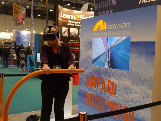 London Boat Show 2015-PBO's contributing editor Sarah Norbury on the Neilson windsurfing experience