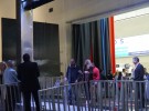 London Boat Show 2015-the rain curtain entrance