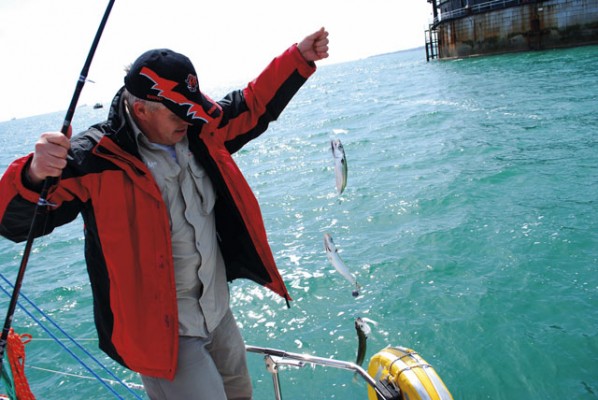 Handline Fishing from a Sailboat Will Keep the Crew Well Fed