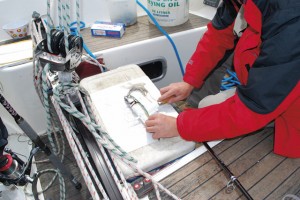 A chopping board is useful for filleting your fish in the cockpit