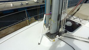stop sheets catching tacking