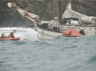 The tall ship Astrid rescue operation in progress. Photograph courtesy of Provision Cork