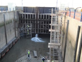 Whitehaven Marina sea lock