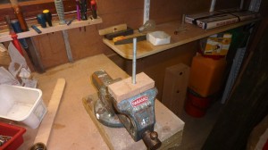 making-a-bearing-press-from-studding