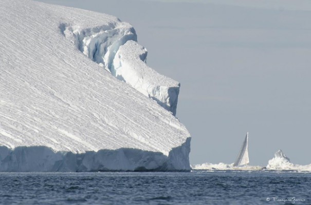 Arctic sailing. Picture courtesy of Francoise Gervais