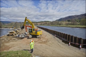 Repairs to Cullochy Weir, Caledonan Canal