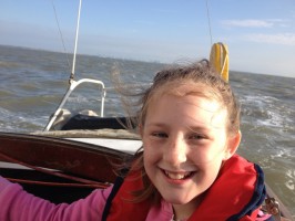 One of the youngest Atalanta competitors Rebecca aged 13