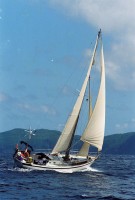 Tradewind 35, one of 13 traditional long keeled production yacts, type approved for the race
