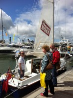 The PBO Project Boat at Poole Harbour Boat Show