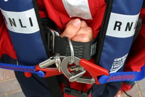 Lifejacket check. Credit: RNLI
