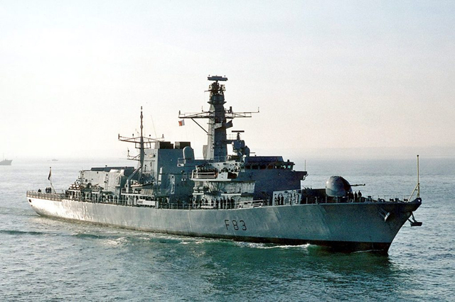 Type 23 frigate HMS St Albans. Credit: Crown Copyright