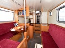 Tug Yacht 33 - Backrest to starboard lifts to create two Pullman berths