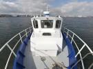 Tug Yacht 33 - Wide, deeply bulwarked side decks make this an easy boat to work