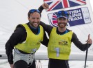 Men's 470 dinghy sailors Elliot Willis and Luke Patience. Credit Ocean Images/British Sailing Team