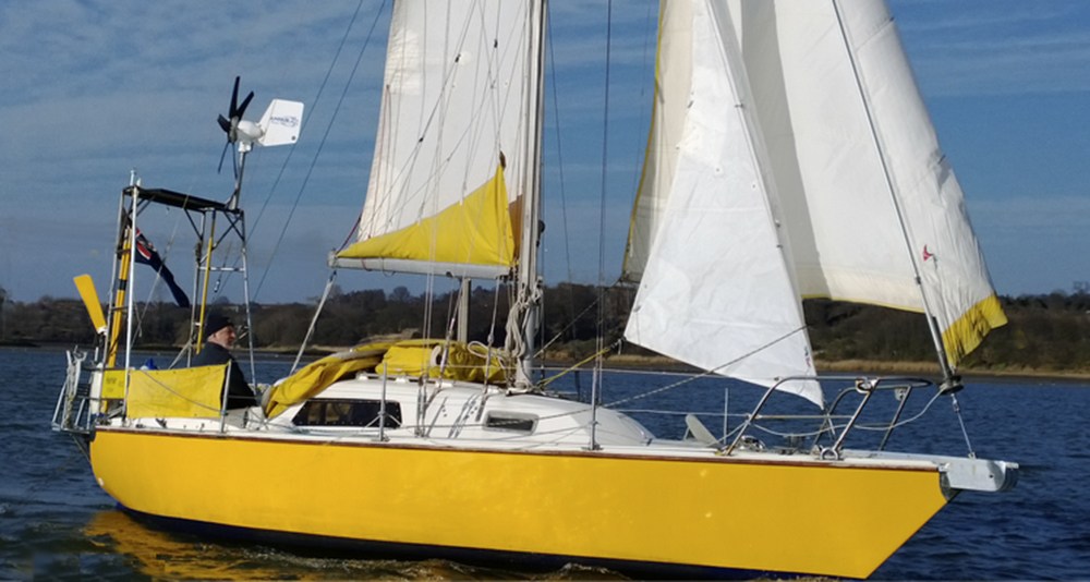 Julian Mustoe's yacht Harrier