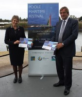 Borough of Poole Councillor Xena Dion and Jim Stewart Chief Executive of Poole Harbour Commissioners