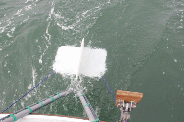 Oceansteer emergency rudder tested - Practical Boat Owner