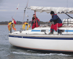 In lighter conditions you may need to release the line at other points.