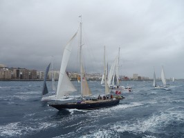 ARC 2015 starting line, Las Palmas de Gran Canaria