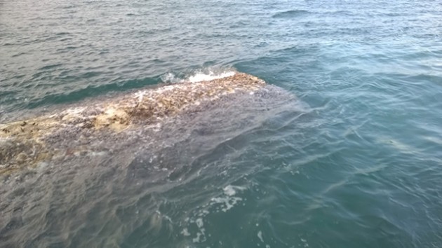 Rocket debris found near the Isles of Scilly. Credit: MCA