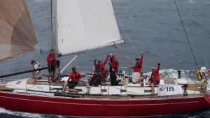 The crew aboard Scarlet Oyster (GBR) set sail from Las Palmas de Gran Canaria, bound for St Lucia