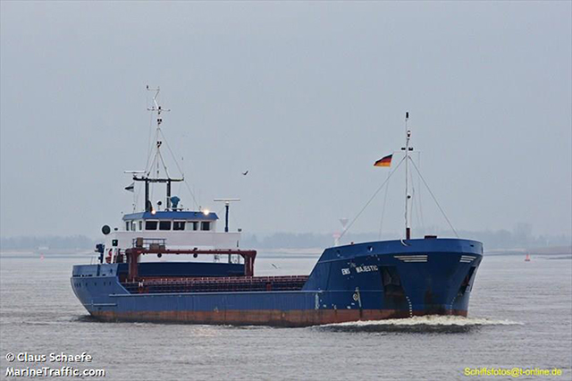 The cargo ship EMS Majestic. Credit: Marine Traffic