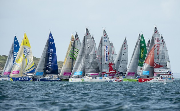 Solitaire du Figaro 2015 Fleet. Credit: Lloyd images