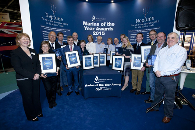 THYA Marina of the Year Awards 2015 at the CWM FX London Boat Show 2015. Credit onEdition