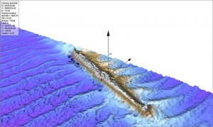 Uncharted WWI German submarine found off East Coast. Credit: Fugro/ScottishPower Renewables