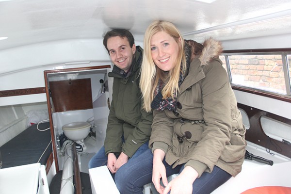 PBO Project Boat winner Anna Millington and her partner Andrew Ellison