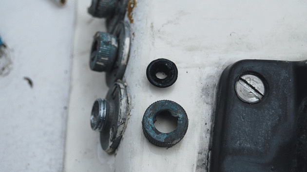 Rubber gaskets for deck glands