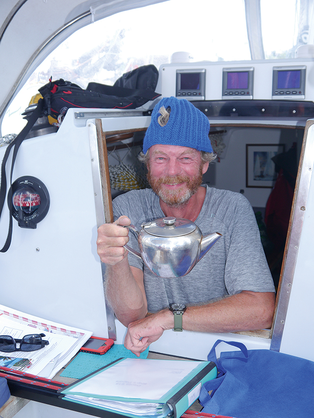 'No boat is so small it can’t have a teapot with cosy' says Pisces' Paul Thompson