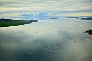 Scapa Flow aerial. Credit: Orkney Island Council