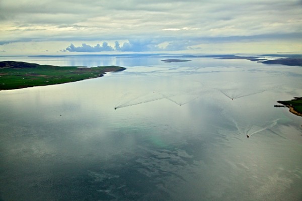 Scapa Flow aerial. Credit: Orkney Island Council